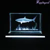 3D Crystal Swimming Sea Fish Block For Children Holiday Gift