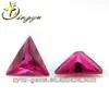 Triangle Cut Synthetic Red Ruby