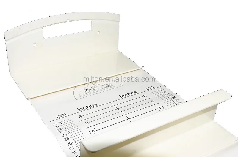 Tappetino Misurazione Altezza Neonati - Pieghevole, Lavabile, Con Testiera Fissa E Posizionatore Piede, Pelle Sicura - Foto 6