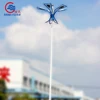 Square Application ISO9001:2008 Quality Control lamp post in solar for streets galvanized