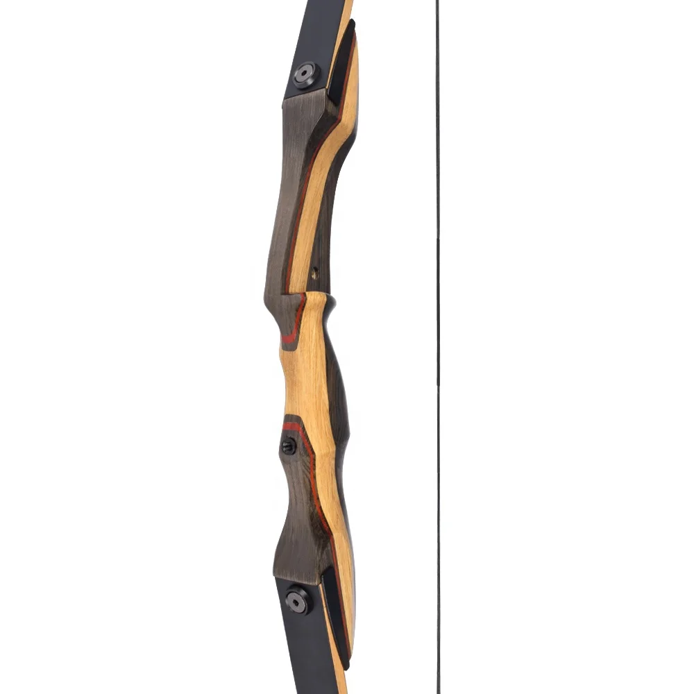 Elong Recurve Bow Wooden Riser Limb Fiberglass Right Hand Archery Bow