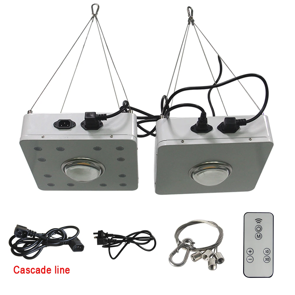Full spectrum high power 200watt led grow light cxb3590 remote control and 5w chip with timer for indoor plants