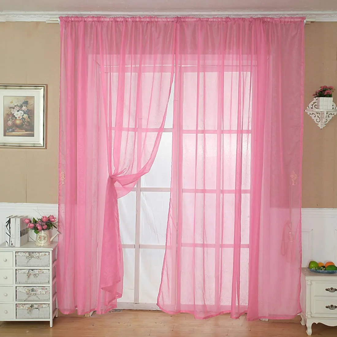 fancy voile curtains