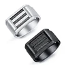 Mens Engagement Rings Designer Jewellery Stainless Steel Wire Male Ring