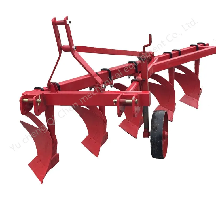 Agricultural Four-wheel Tractors Mounted Large Share Plough 1l-525 Farm ...