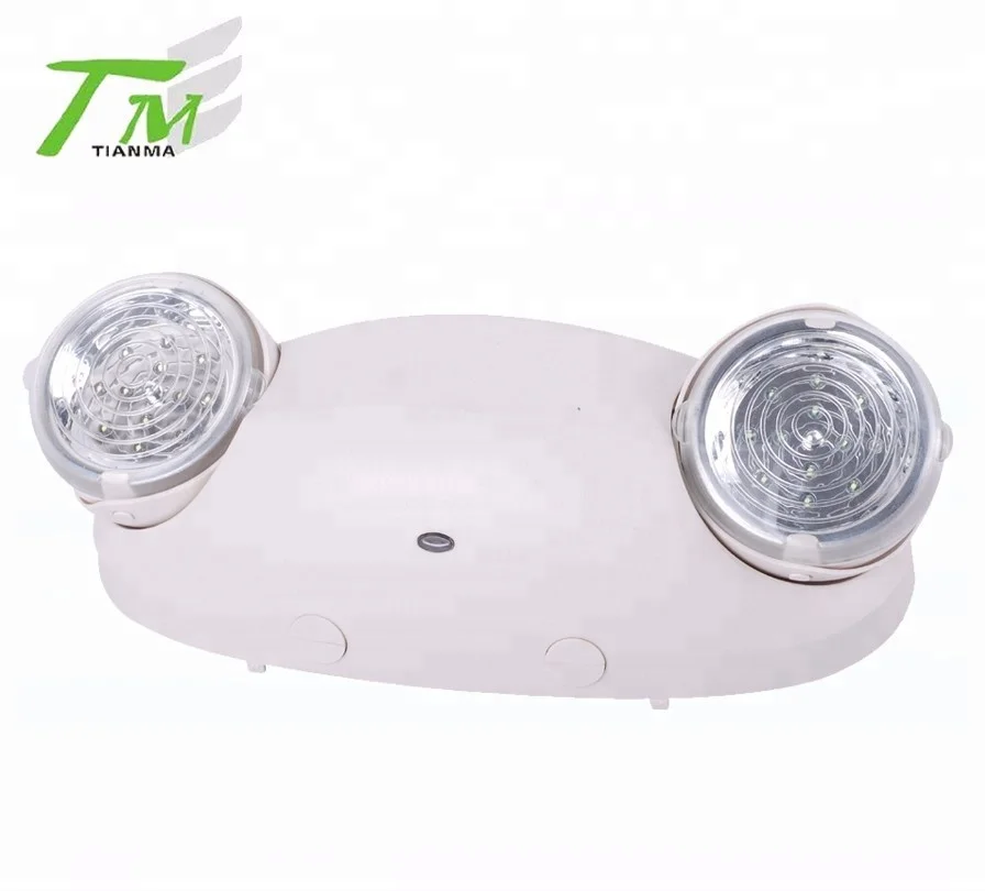 Two head safety fire resistant emergency light LED emergency lamp fire exit light bulb