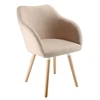 Home furniture armrest velvet living room chairs with wooden legs