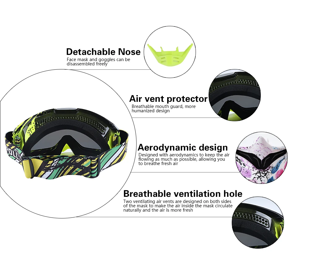 New Special Motorcycle Goggles Glasses Vintage Moto Tpu Dustproof Glasses For Motorcycle