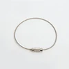 High Quality 316 Stainless Steel Wire Rope Key Ring for Luggage Tag