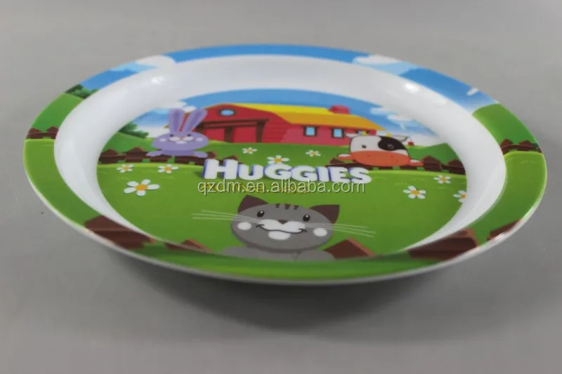 8.5" Sales Promotion Melamine Dinner Plate For Kid's
