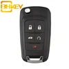 5 Buttons PCF7941 Chip OHT01060512 Folding Car Key Fob Entry Remote Key For Chevrolet Cruze Equinox Sonic GMC Terrain Auto Parts