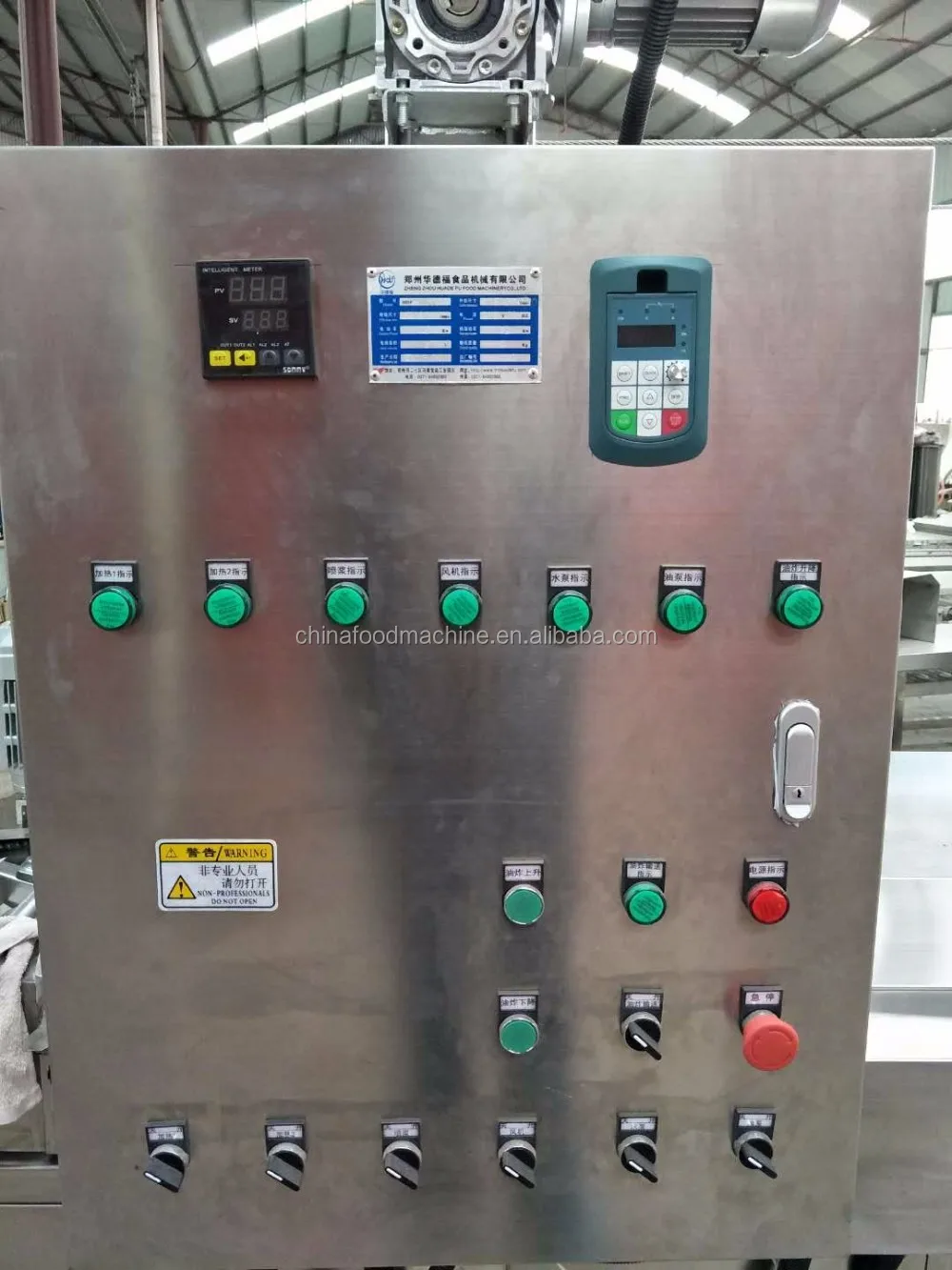 Industrial Fryer Automatic Continuous Chicken Nuggets Deep Frying Machine With Conveyor supplier