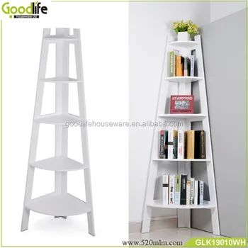 Wood 5 Tier Bookshelf Wall Corner Display Stand Buy 5 Tier