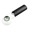 New Style Dual Lenses 10X 30X Plastic Handhold Magnifier With LED Light