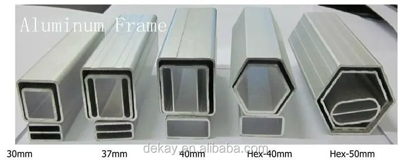 4x8m Waterproof 50mm Hexagonal Tube Aluminium Instant ...