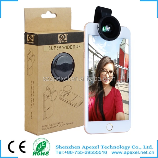 Hot!! Super wide angle 0.4x camera lens mobile phone camera lens for iphone camera lens cover for mobile phone iphone Samsung