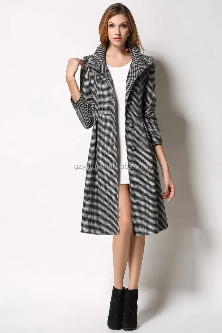 Latest Models Women Ladies Coats Warm Long Coat Jacket Cotton Clothes ...