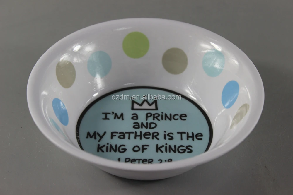 Round Melamine Dinner Bowl For Child
