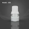 China supplier 8.6mm double gap plastic screwing cap