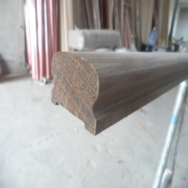 linyi baiyi wood hand railing /wood baluster/recon wood moulding