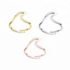China Wholesale Websites simple wave adjustable ring