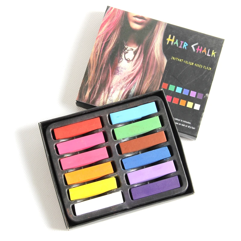 Wholesale 24colors Temporary Hair Color Chalk Powder Sets For Hair On