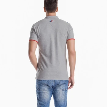 buttonless polo shirt