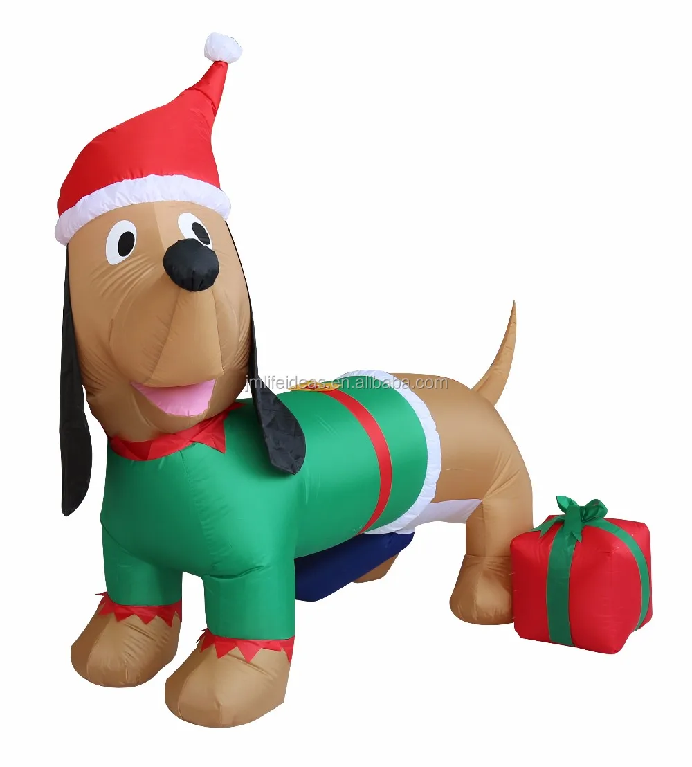 4ft Outdoor Christmas Inflatable Dachshund Decoration - Buy Christmas ...