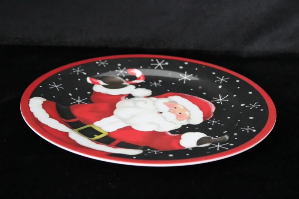 11inch melamine christmas plate