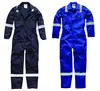 safety coverall men poly cotton denim overalls
