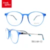TR1148 Blue width temple eyewear frames,Colorful tr90 optical frame