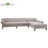 Living room furniture big sectional L shape sofa for big house