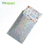 Wholesale Glamour Rainbow Metallic Foil Padded Bubble Envelopes Shipping Packaging Holographic Bubble Mailers
