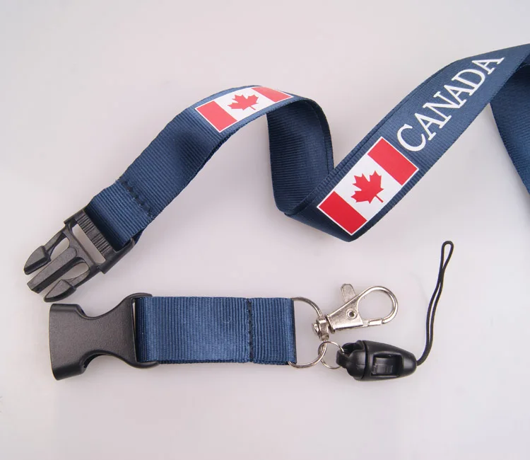 Promotional Custom Country Flag Lanyard With Design And Sample Free