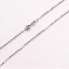 Fine Quality 925 Italian Silver Chain necklace press flat cross chain