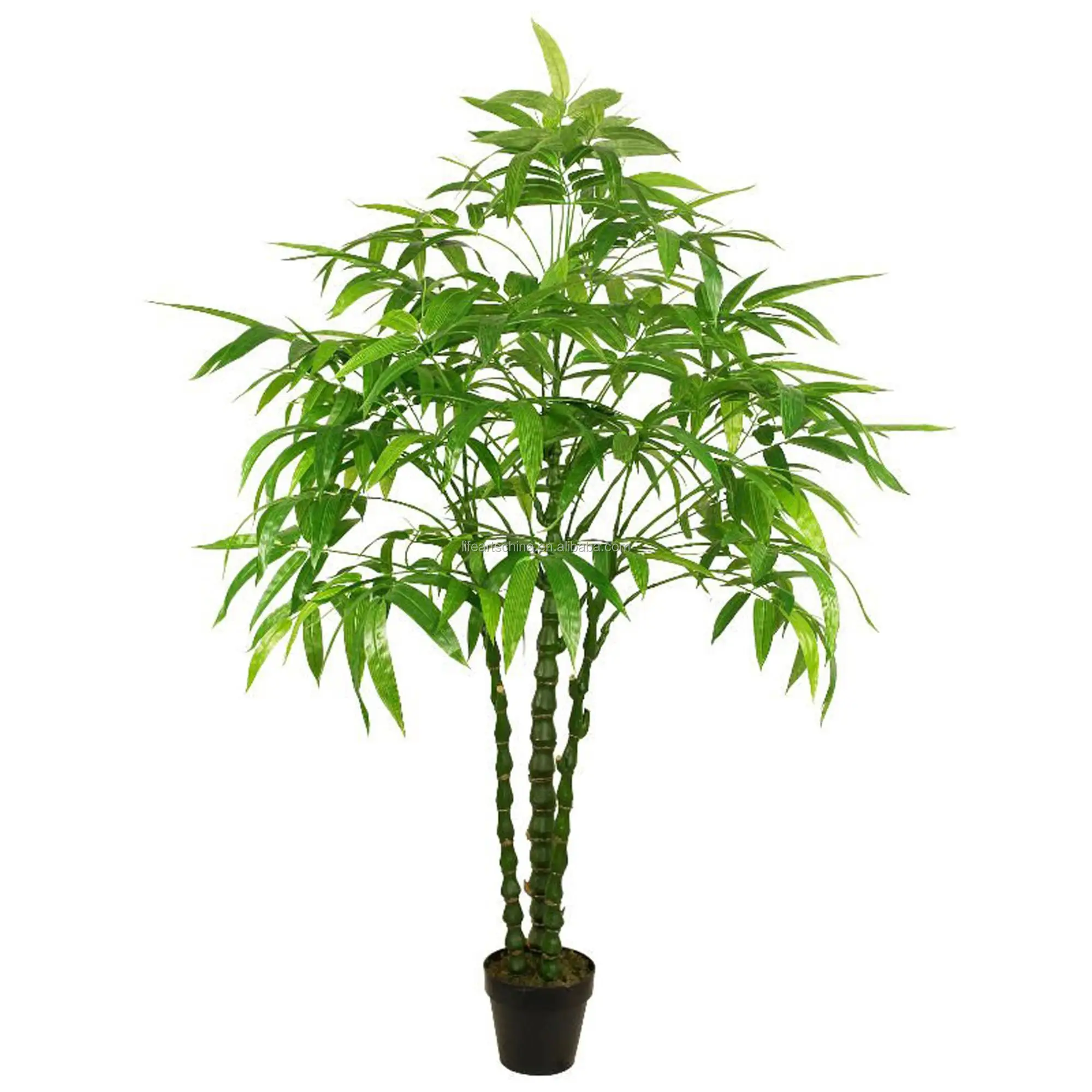 Artificial Bamboo,180cm Bamboo Tree With Silk Bamboo Leaf Buy