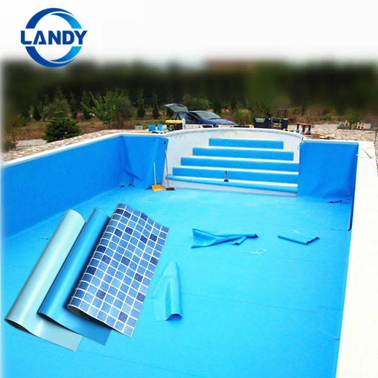 Waterproof Hdpe Blue Plastic Geomembrane Landfill Pool Liner Rolls With