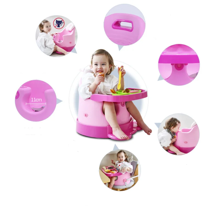Baby seat Export to South Korea Children's portable dining chair PU 3 in 1 baby dining chair