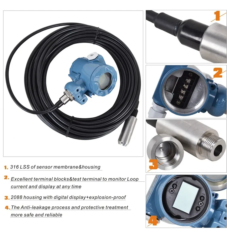 Glt560 Split Type Electronic Water Level Sensor Buy Water Level
