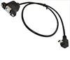50cm USB 2.0 B female panel mount to mini 5pin male down angle extension cable