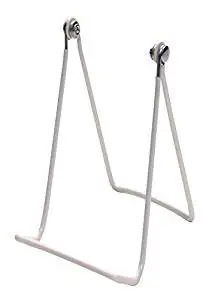 12 Gibson Holders 2AT Adjustable Wire Display Easels - 3.5" W x 5.75" H w/ 1.5" display ledge, White