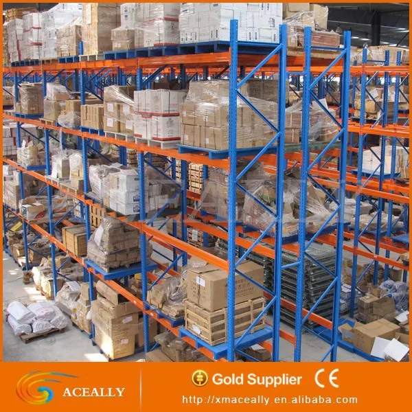Profunda doble pallet rack de almacenamiento fabricante-Rejillas y