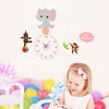 Creative kids room wall clock models