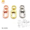 New style fashion bag parts custom decorative elegant brand name snap hook for bag accessories