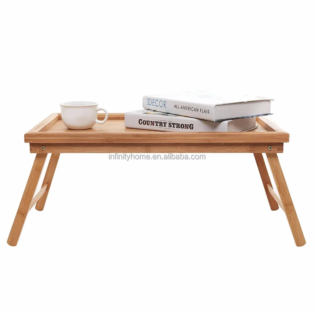 Folding Portable Wooden Laptop Computer Writing Standing Desk