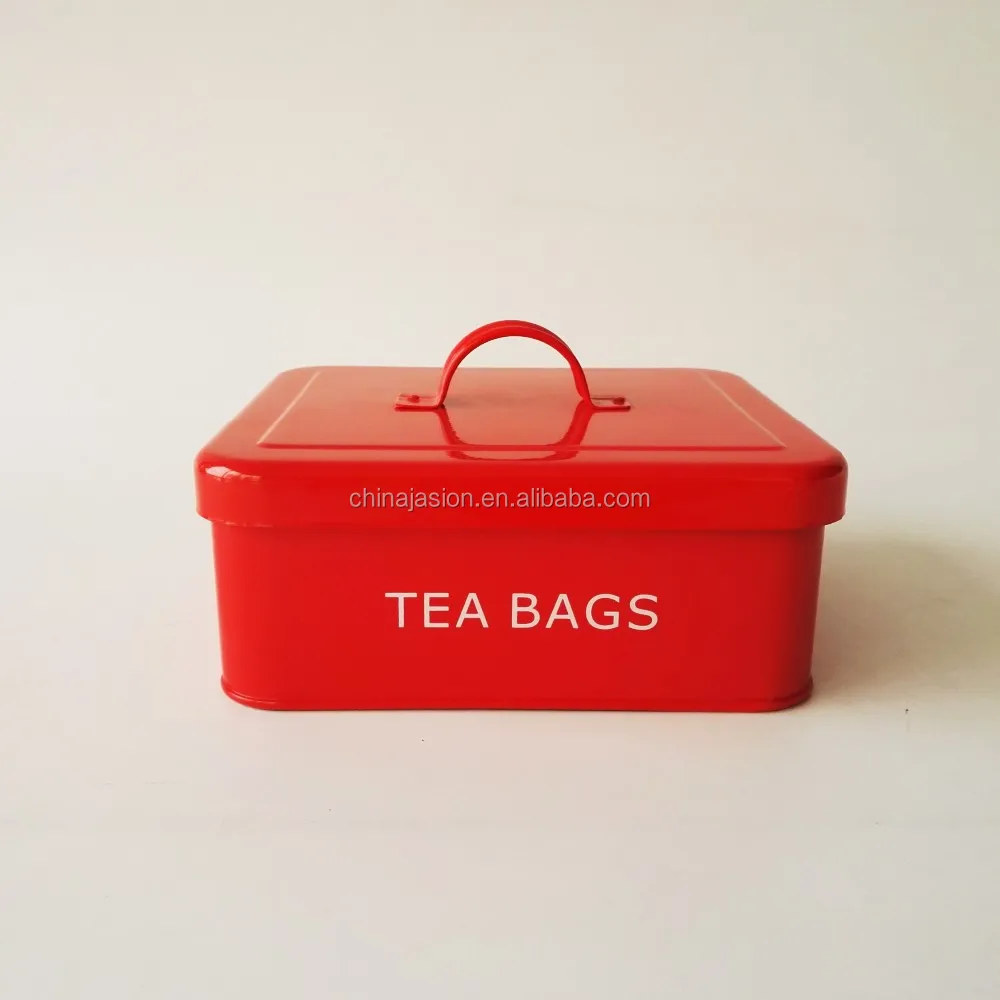 Kitchen Storage Box Organizer Sugar Tea Coffee Spices Bag Holder With 6