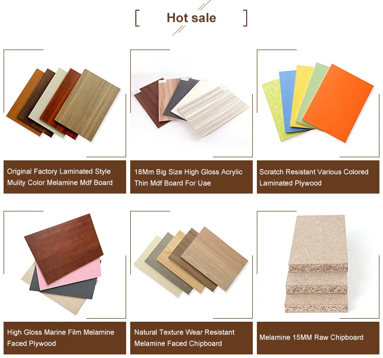 Waterproof And Fire Retardant Melamine Mdf Board Price Export To