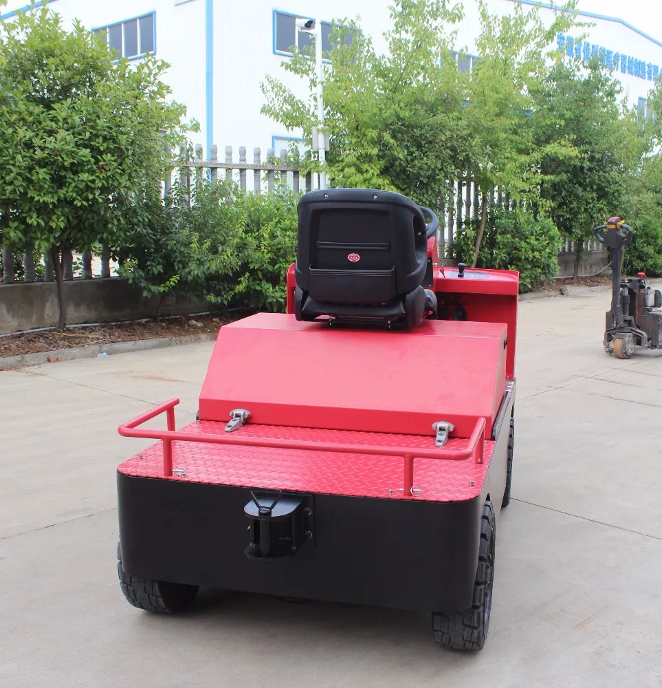 
6000 kg 6 ton Factory price four wheels electric tow tractor AC drive motor 