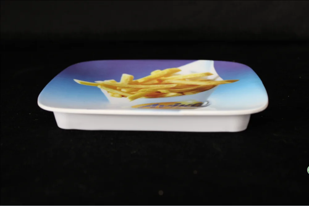 100%melamine french fries plate