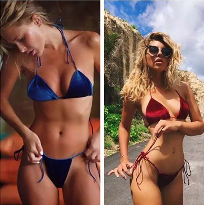 Girlfriend masturbation webcams Red gold bikini